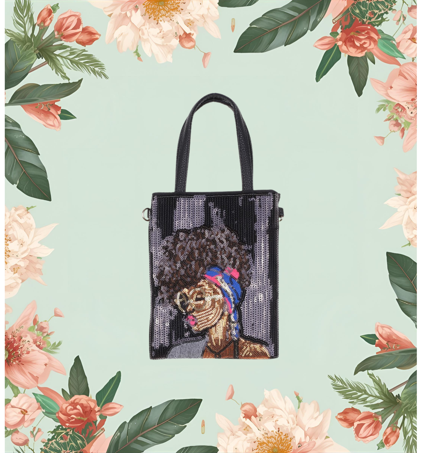 Mini Sequin Tote Bag