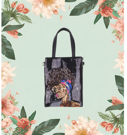 Mini Sequin Tote Bag